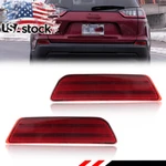 2PCS Red Lens Rear Bumper Tail Reflector Lights For 2019-2023 Jeep Cherokee. Fixed Price $24.99.