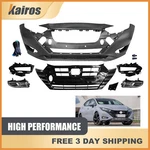 Front Bumper Cover Kit With Fog Lights Fits 2023-2025 Nissan Versa Sv 1.6L. Fixed Price $585.00.