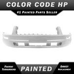 New Painted *hp High White* Front Bumper Cover Fascia 2005-2009 Ford Mustang. Fixed Price $390.99.