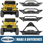 Hooke Road Steel Front Bumper Reinforcements Fit 1987-2006 Jeep Wrangler Yj Tj. Fixed Price $259.88.