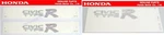 Honda EK9 Civic Type-r "white" Side & Rear Tail Gate Decal Sticker Oem Jdm Ctr. Fixed Price $169.00.