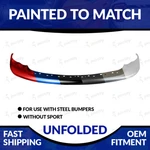 New Painted To Match 2002-2005 Dodge Ram Unfolded Front Upper Bumper. Fixed Price $264.98.