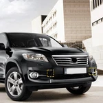 For 2011-2012 Toyota RAV4 Front Bumper Tow Hook Eye Covers Cap Black Accessories. Fixed Price $12.99.