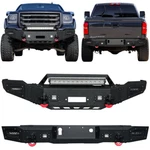Vijay Steel Front Or Rear Bumper Fits 2014-2015 Gmc Sierra 1500 W/winch Plate. Fixed Price $1179.98.