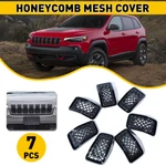 Front Hood Grille Insert For 2019-2022 Jeep Cherokee W/black Honeycomb Mesh. Fixed Price $44.09.