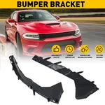 Pair Bumper Brackets For Dodge Charger 2015-2021 Black Front Left And Right Side. Fixed Price $28.99.