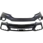 Capa Set Of 2 Bumper Covers Fascias Front Upper For Honda Crosstour 13-15 Pair. Fixed Price $314.44.