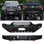 Vijay For 2010-2018 Dodge RAM2500/3500 Front/rear Bumper W/winch Plate&led Light. Fixed Price $499.99.