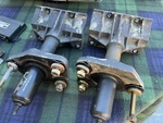 Mercedes-benz W126 C126 Rear Bumper Mounts L &. Fixed Price $85.00.