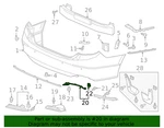 2018-2022 Honda Accord Genuinerear Bumper Finish Molding Oem 71514-TVA-A10. Fixed Price $20.24.