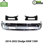 Front Bumper Chrome Steel & Trim For 2014-2022 Dodge Ram 1500. Fixed Price $402.90.