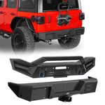 Hooke Road Steel Front Rear Bumper Grill Guard Fit 2018-2026 Jeep Wrangler Jl. Fixed Price $339.99.