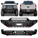 Vijay Steel Front/rear Bumper Fit 2017-2022 Ford F250/F350/F450 W/led Lights. Fixed Price $489.00.