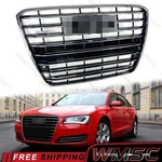 Chrome Mesh Grille Front Bumper For Audi A8 D4 2011-2014 S8 Style. Fixed Price $199.00.