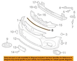 Kia Oem 14-16 Forte Front Bumper-filler Strip 86357A7001. Fixed Price $35.61.