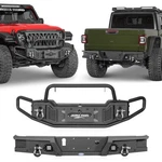 Tubular Front Winch Bumper + Rear Combo For Jeep Gladiator Jt 2020-2026. Fixed Price $698.69.