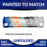 New Painted 2005-2007 Ford Focus Unfolded Front Bumper With Fog Light Holes. Fixed Price $164.99.