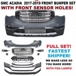 Front Bumper Cover Assembly For 2017 2018 2019 Gmc Acadia With Sensors. Fixed Price $339.99.