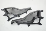 Set 2 Rear Bumper Cover Air Intake Carbon Fiber Diffuser Grille Trim Ferrari 458. Fixed Price $2999.99.