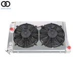 For Corvette C4/S10 82-90 V8 3-ROW Aluminum Core Racing Radiator+pull Fan Shroud. Fixed Price $142.19.