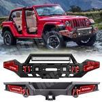 For 2018 2019 2020 2021 Jeep Wrangler Jlu Front Rear Bumper W/winch Plate. Fixed Price $379.99.