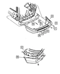 Genuine Mopar Rear Fascia 68040730AA. Fixed Price $1181.52.
