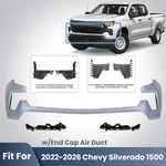 Front Upper Bumper Cover For 2022-2026 Chevy Silverado 1500 W/ End Cap Air Duct. Fixed Price $176.99.