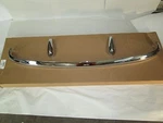 Brand New Front Bumper With Pair Overriders For Triumph TR4 Nice Quality Chrome. Fixed Price $459.95.