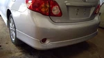 Silver Rear Bumper Model With Spoiler Fits 09-10 Corolla 10306875. Fixed Price $555.65.