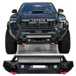Vijay For 2024-2025 Toyota Tacoma Stubby Steel Front Bumper With Led Lights. Fixed Price $569.99.