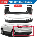 Primed Rear Bumper Cover Assembly For 2018-2021 Chevy Equinox W/o Sensor Hole. Fixed Price $172.99.