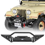 Mid Width Front Bumper W/ Winch Plate Fit 1976-1986 Jeep CJ-5 CJ-7 Scrambler. Fixed Price $229.99.