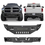 Hooke Road Steel Front Rear Bumper For Dodge Ram 2500/3500 2010-2018 Crew Cab. Fixed Price $989.09.
