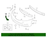 New Genuine Nissan Moulding-front Bumper,lh 620754FU0A / 62075-4FU0A Oem. Fixed Price $112.84.