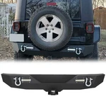 Textured Rear Bumper W/d Rings & 2" Receiver For 07-18 Jeep Wrangler Jk Off-road. Fixed Price $170.90.