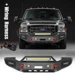 Aaiwa 2005-2007 Ford F250 F350 Front Bumper Steel W/winch Plate & Lights. Fixed Price $714.38.