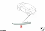 Genuine Mini Cooper Jcw R61 ALL4 D 1.6 Rear Reflector Right 63149809250. Fixed Price $20.05.