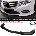 For Mercedes Benz E-class W207 C207 Amg 09-2012 Gloss Front Bumper Lip Splitter. Fixed Price $79.99.