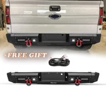Aaiwa 2010-2014 Ford F150 Raptor Svt Steel Rear Bumper W/led Lights&d-rings. Fixed Price $468.99.