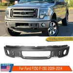 Uj Sterling Gray Metallic Front Bumper W/fog Light Hole Fits Ford F150 2009-2014. Fixed Price $283.95.