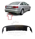 New For Audi A6 C6 2008-2011 Rear Bumper Lower Center Lip Spoiler 4F0807521A01C. Fixed Price $57.27.