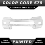 New Painted *NH578 White* Front Bumper Cover Fascia For 2009-2011 Honda Pilot. Fixed Price $390.99.