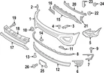 Genuine Ford Trim Molding JL1Z-15A245-AD. Fixed Price $64.30.