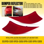 Fits Lexus IS250 IS300 IS350 81910-53050 Bumper Reflector Side Marker Rear Lh+rh. Fixed Price $21.99.