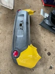 2014-2016 Kia Soul Rear Bumper Assembly Yellow Smooth Finish Upper Cover 869932. Fixed Price $225.00.