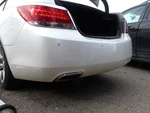 Used Rear Bumper Assembly Fits: 2011 Buick Lacrosse Tailpipe Integrated. Fixed Price $558.99.