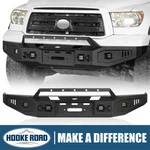 Hooke Road Bull Bar Front Bumper W/ Winch Plate & Light For 07-13 Toyota Tundra. Fixed Price $442.58.