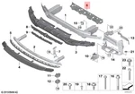 Genuine Bmw F91 F92 F93 G14 G15 G16 840I Covering Cross Member 51747359817. Fixed Price $83.05.