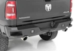 Rough Country Heavy Duty Black Rear Bumper For 21-24 Ram 1500 10755. Fixed Price $749.95.