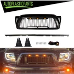 Front Bumper Grille Black Mesh Style W/3 Led Lights For Tacoma 2005-2011. Fixed Price $62.09.